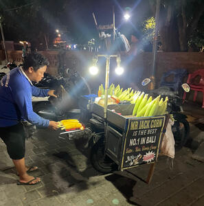 Best Corn in the World - Jacks Corn - Bali, Indonesia Best Corn in the World - Jacks Corn - Bali, Indonesia