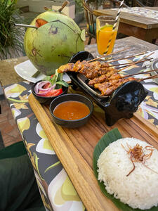 Chicken Satay. Mmmmm Chicken Satay. Mmmmm